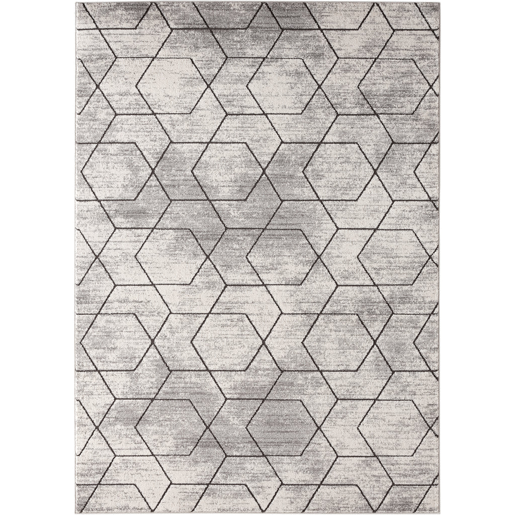 Gray-geometric-area-rug