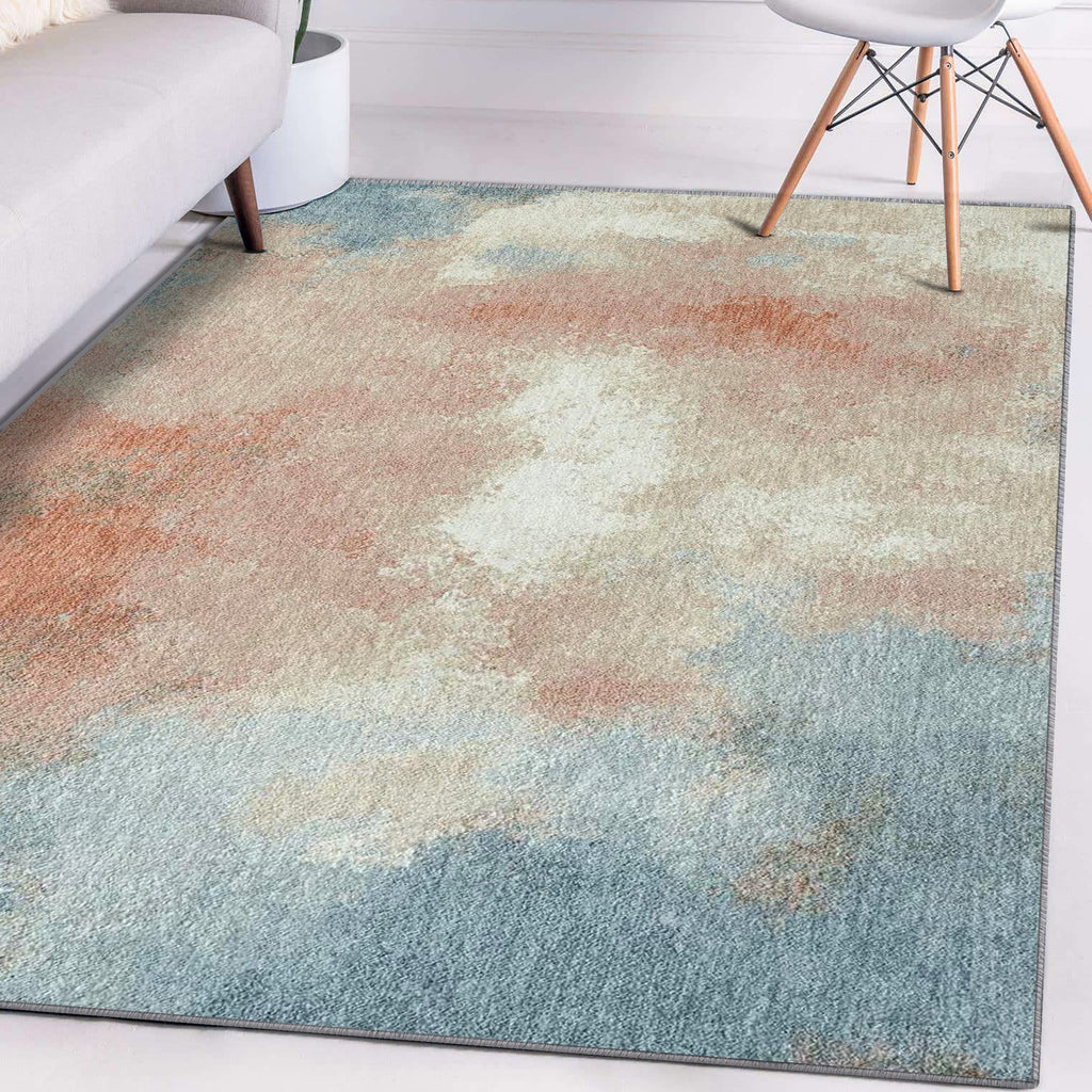 Patricia Multi Modern Sunset Abstract Area Rug - Modern Area Rugs by Luxe Weavers®