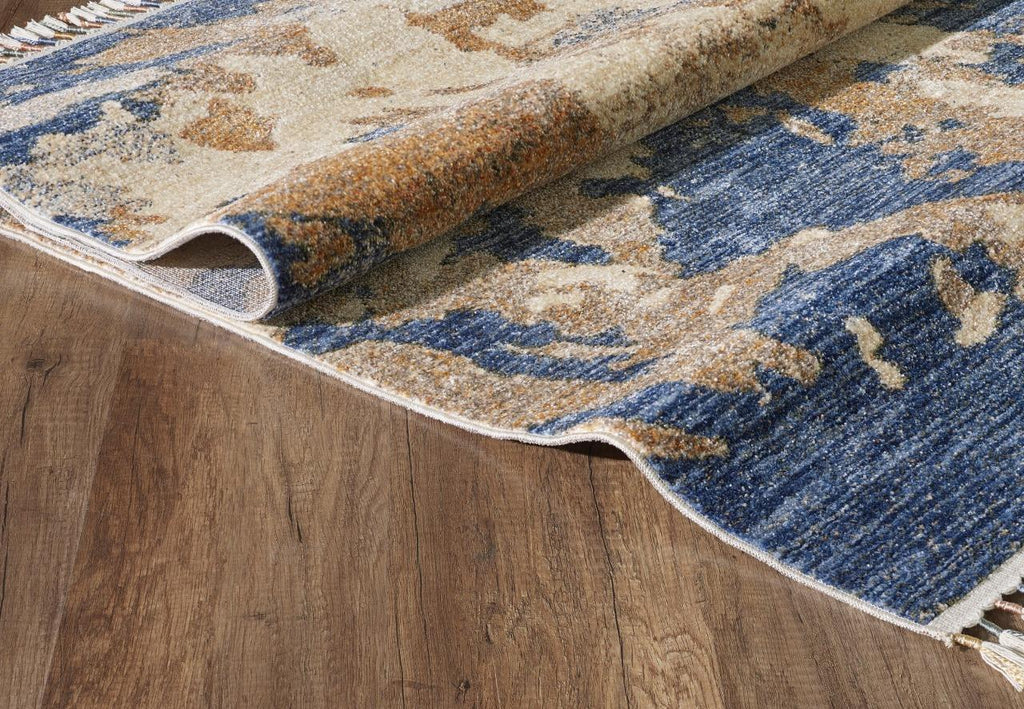 Blue-modern-rug
