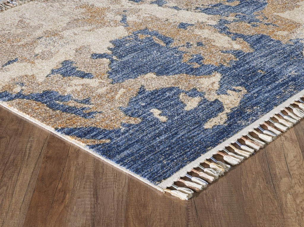 Blue-modern-rug