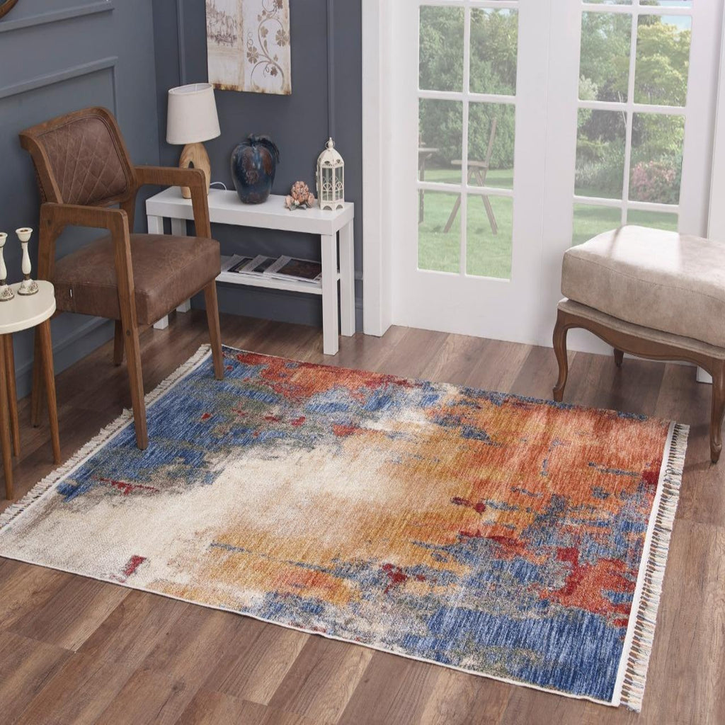 Multi-color-modern-rug