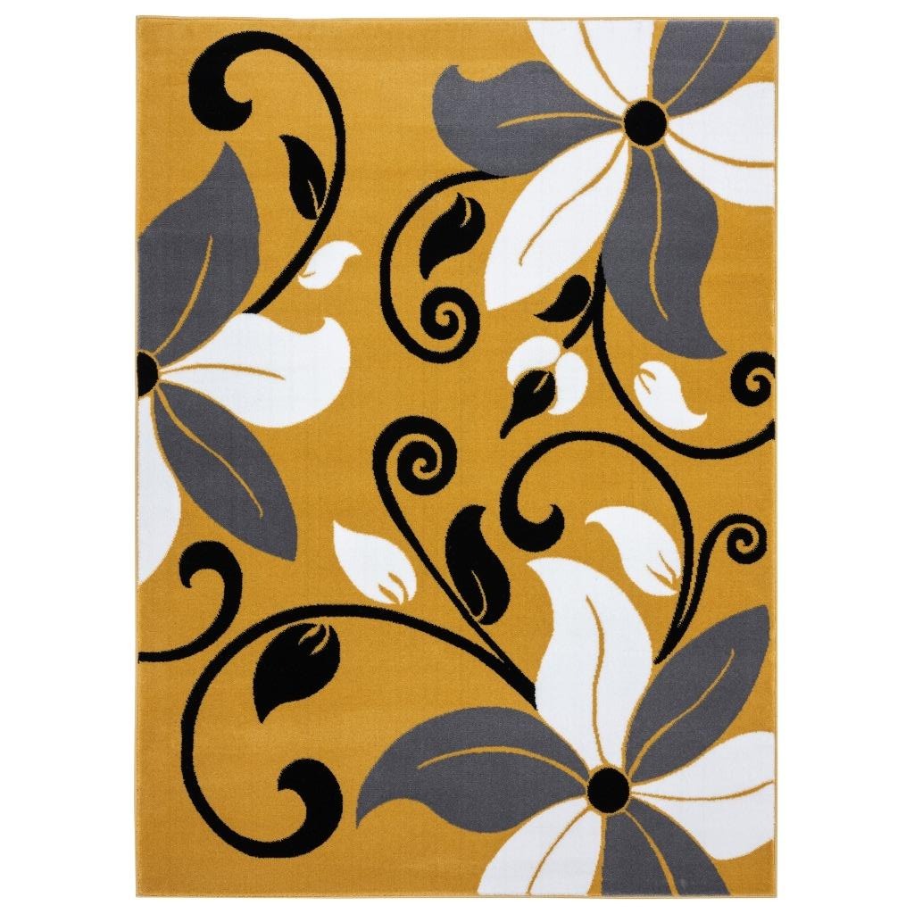 floral-yellow-area-rug