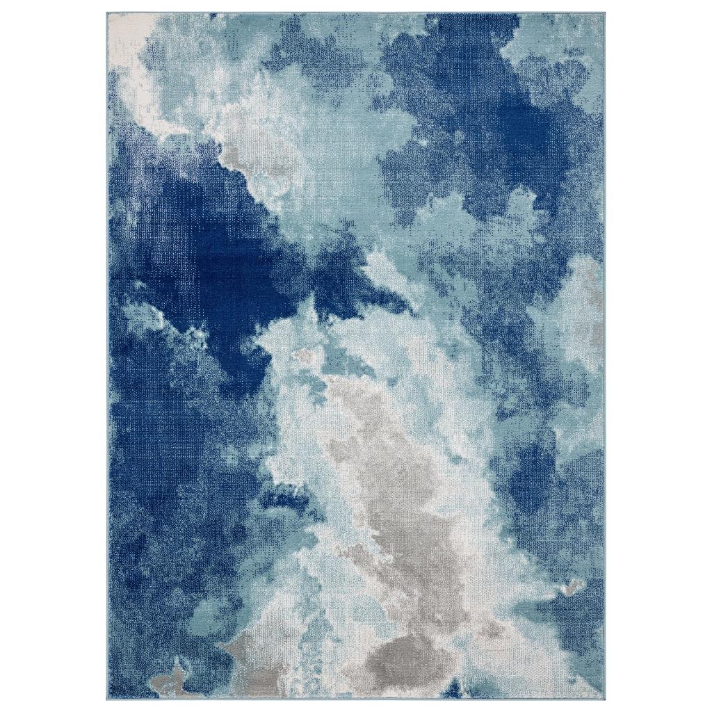 Luxe Weavers Modern Abstract Watercolor Area Rug, Multi 2x3