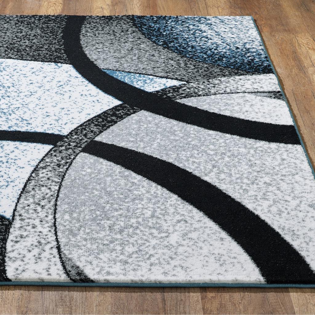 Blue-geometric-rug