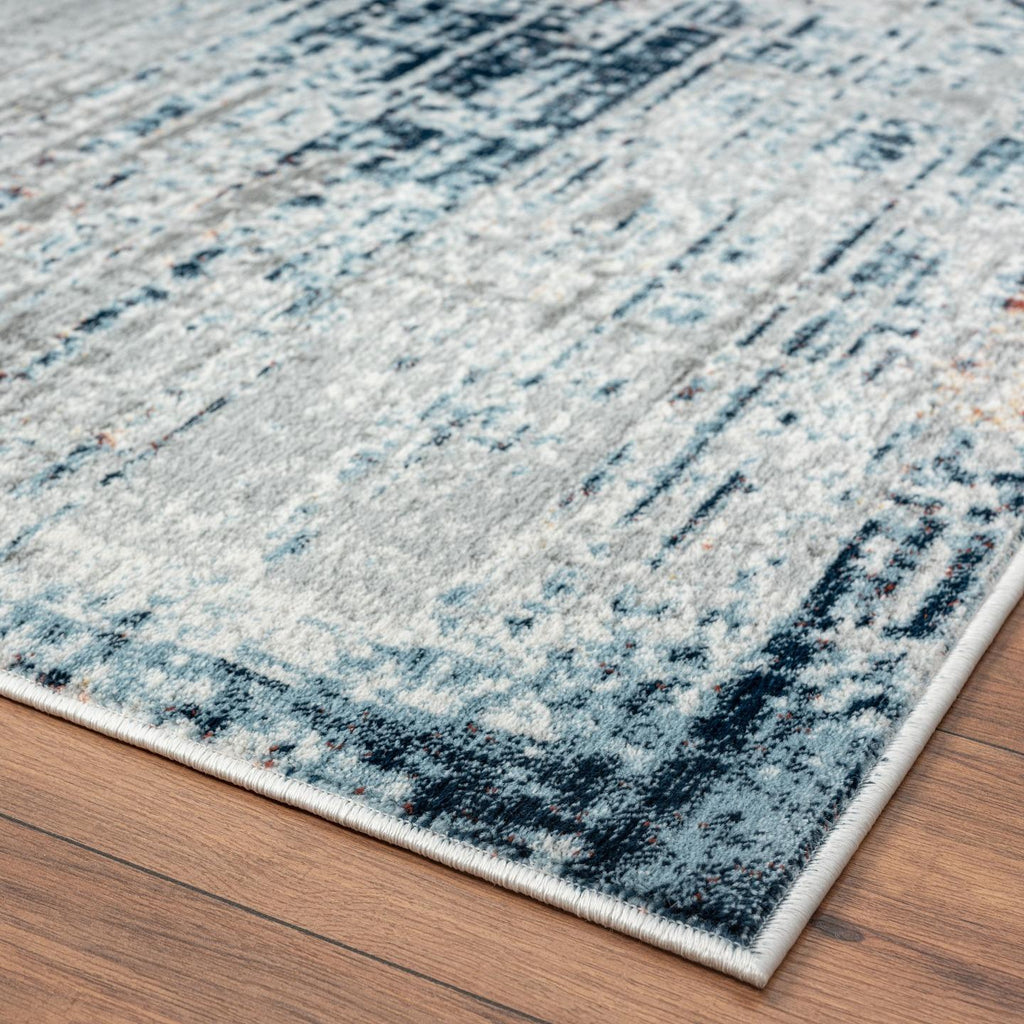 Multi-colored-modern-rug