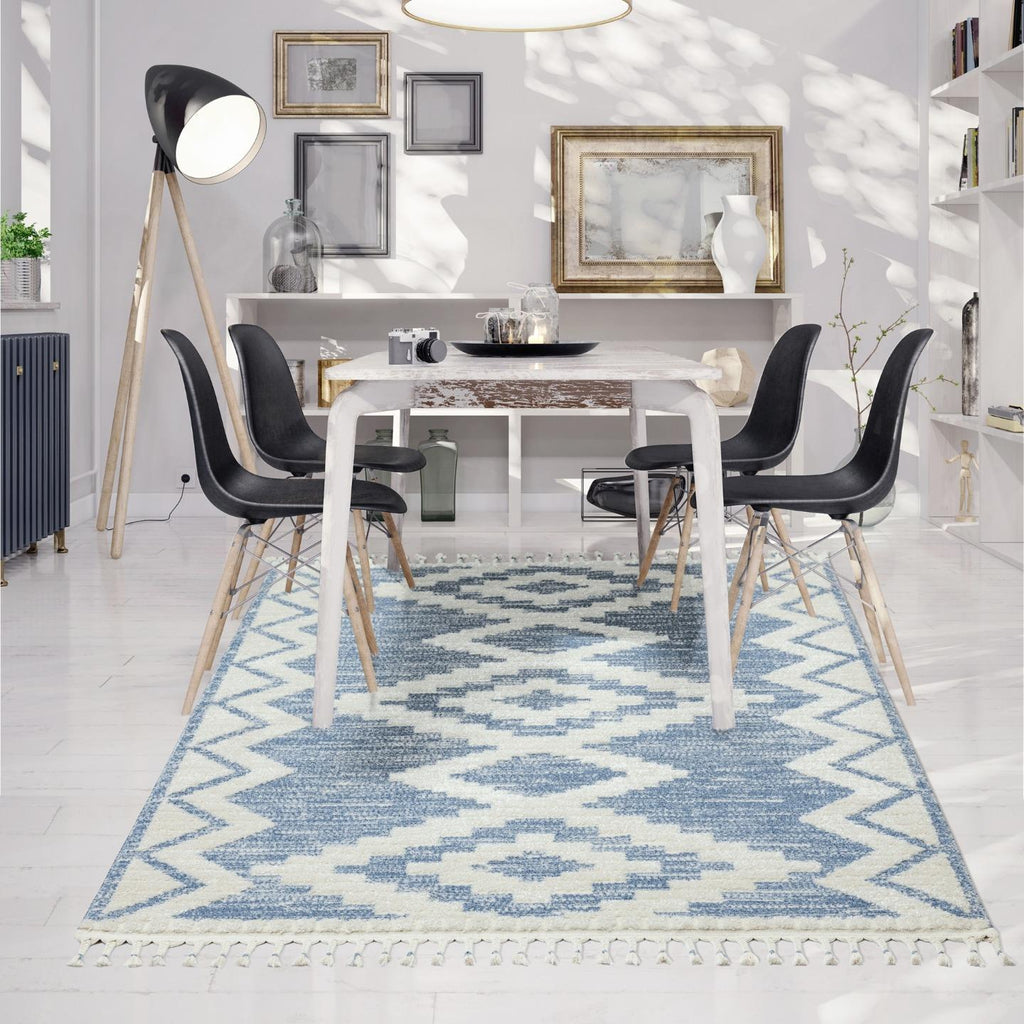 Geometric-rugs-blue