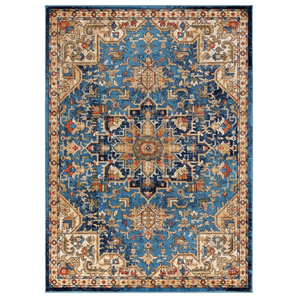 oriental-area-rug-blue
