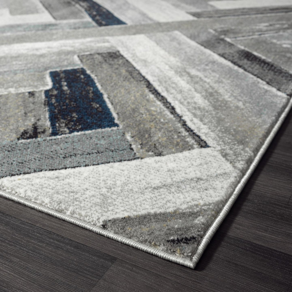 Modern Abstract Wood Carpet Geometric Area Rug - Modern Area Rugs by Luxe Weavers®