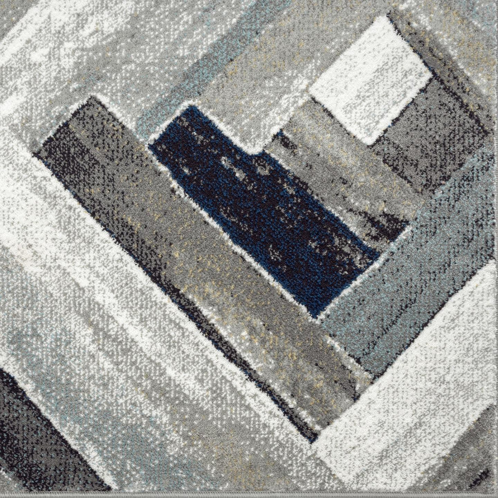 Modern Abstract Wood Carpet Geometric Area Rug - Modern Area Rugs by Luxe Weavers®