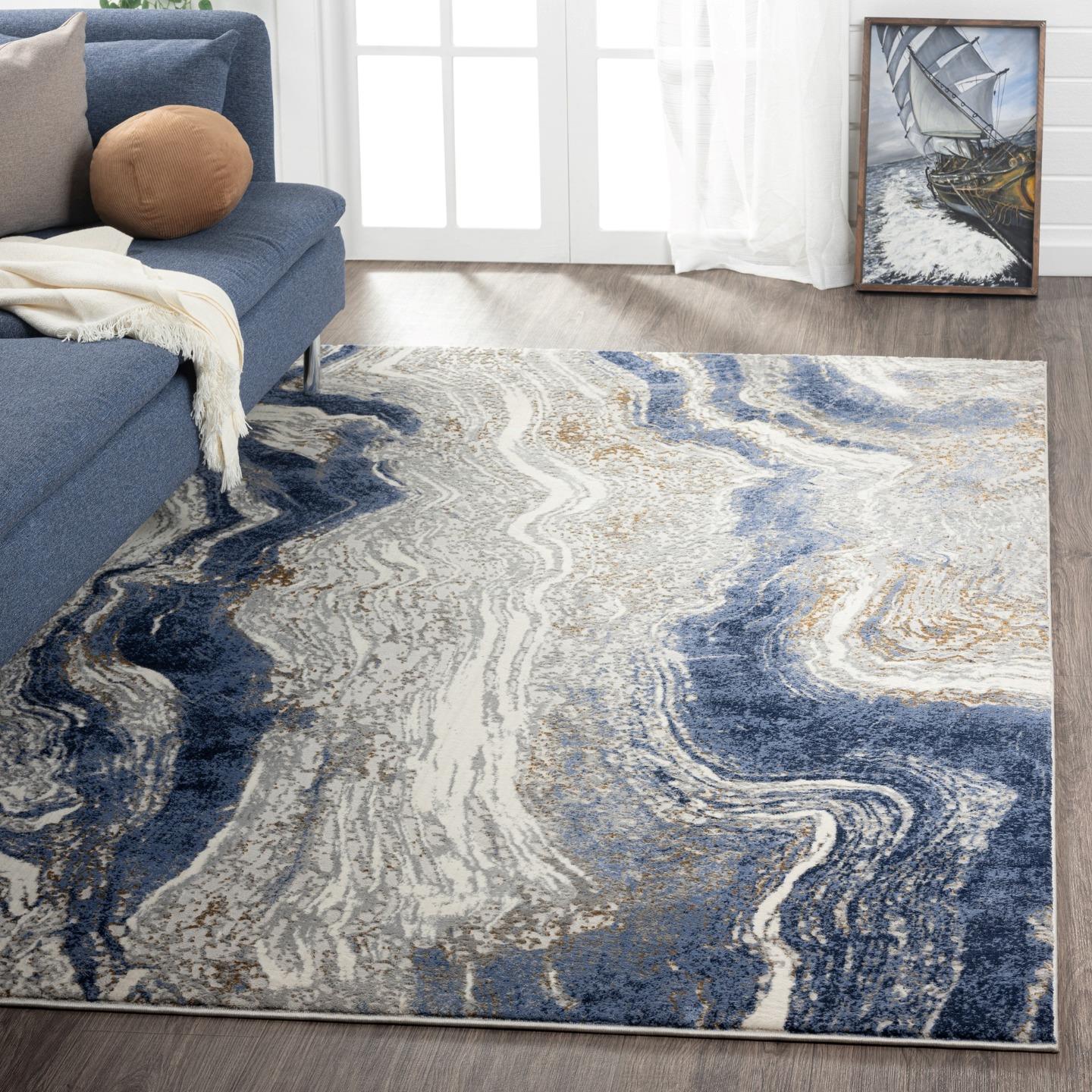 Marble 484 Abstract Area Rug