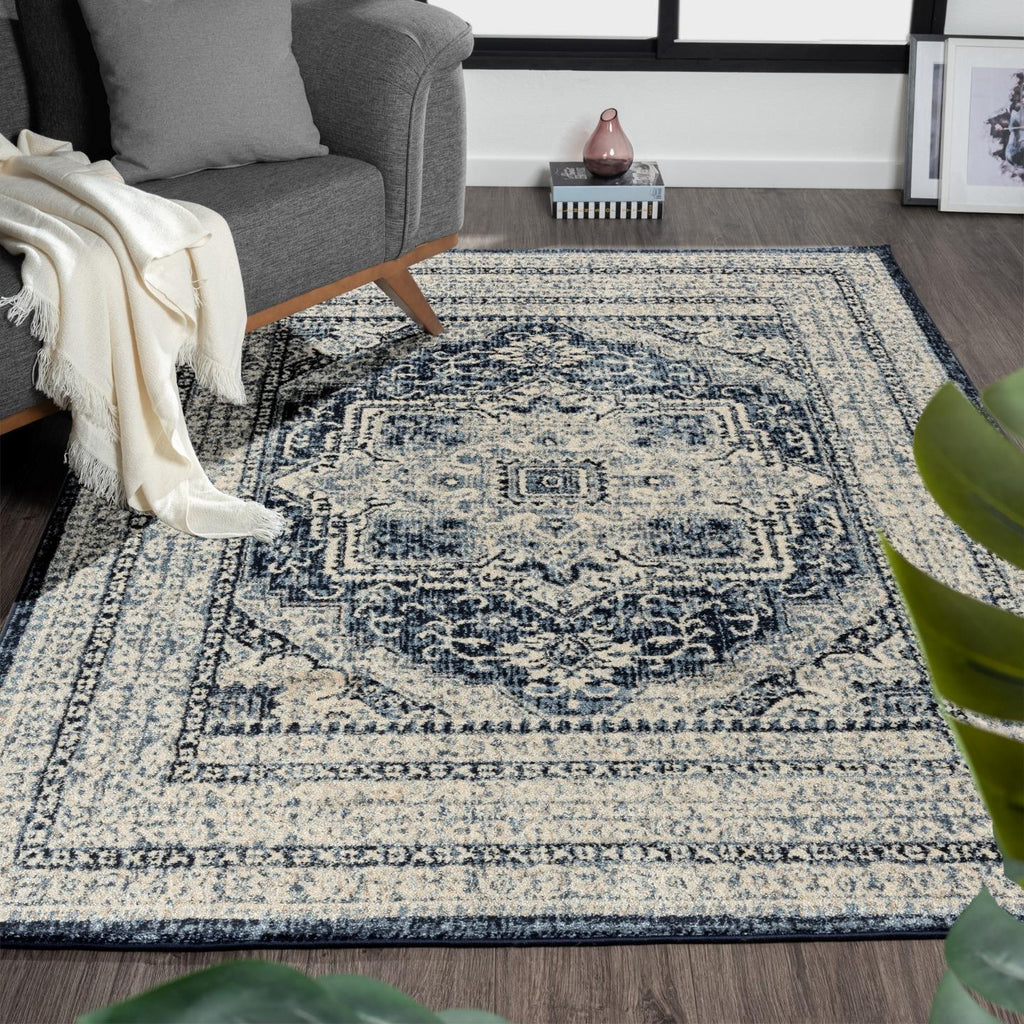 navy-living-room-moroccan-rug