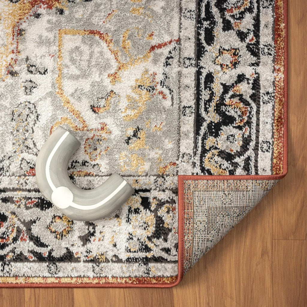 orange-Moroccan-oriental-floral-area-rug