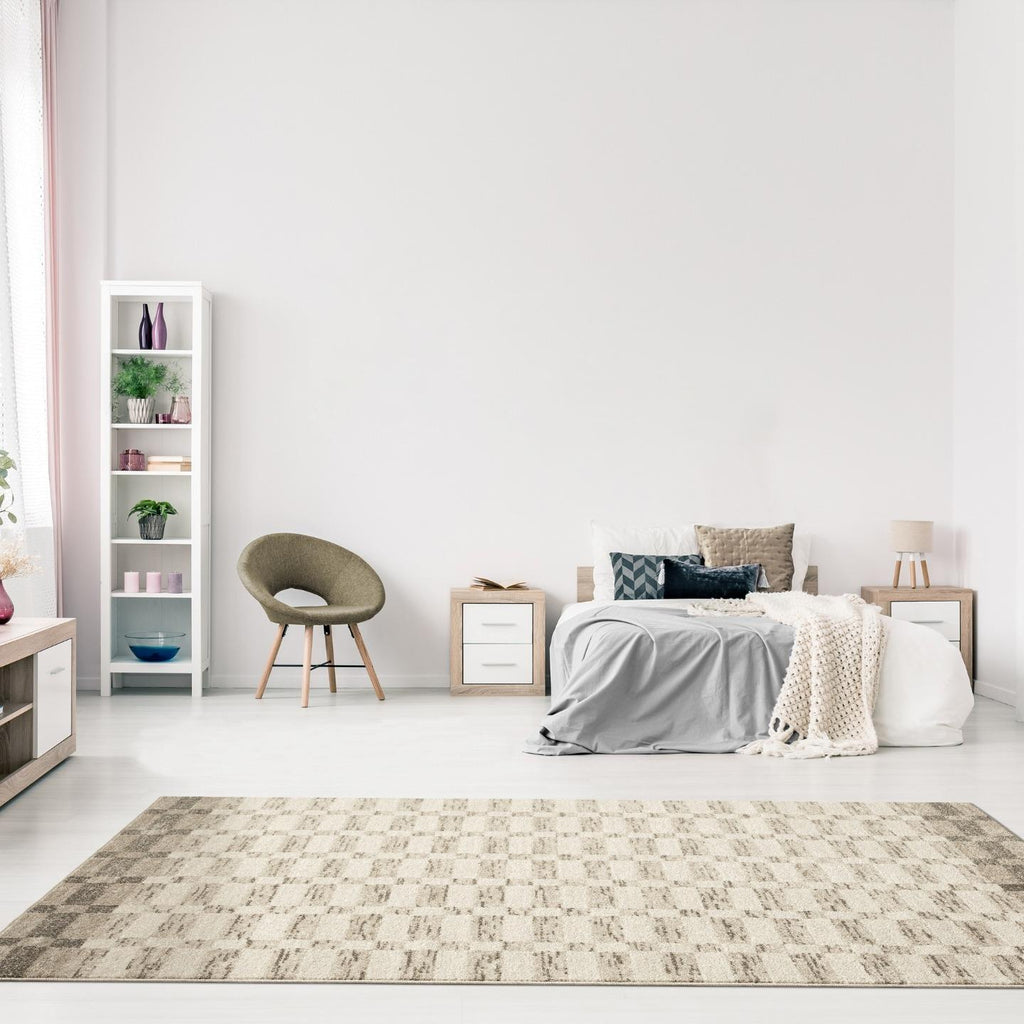 beige-bedroom-geometric-rug