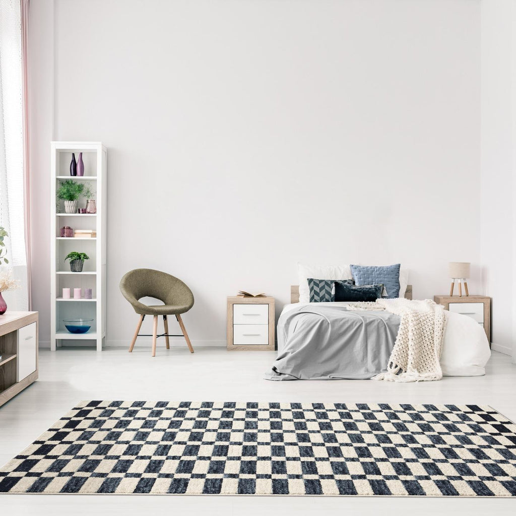 navy-bedroom-geometric-rug