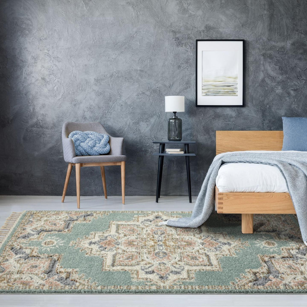 blue-bedroom-oriental-rug