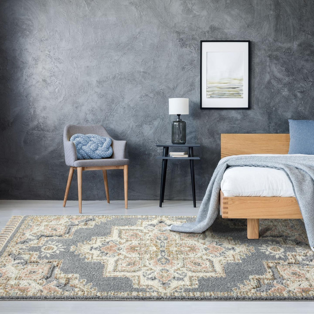 gray-bedroom-oriental-rug