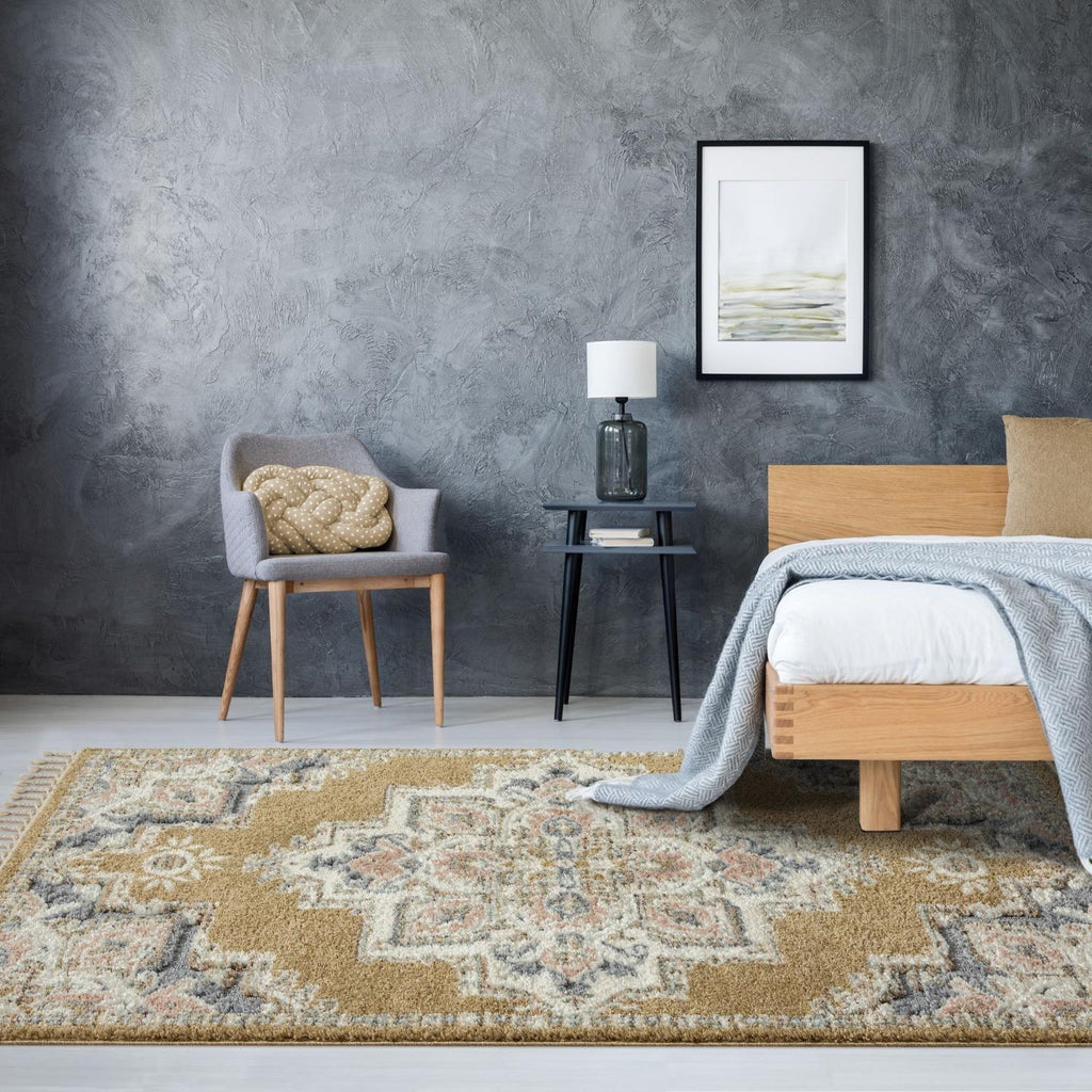 yellow-bedroom-oriental-rug