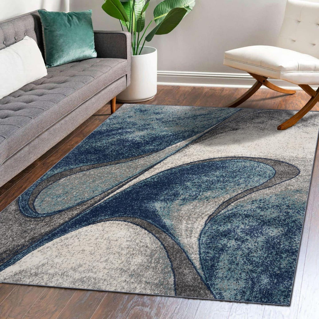 Towerhill Abstract Area Rug 7567 - Modern Area Rugs by Luxe Weavers®