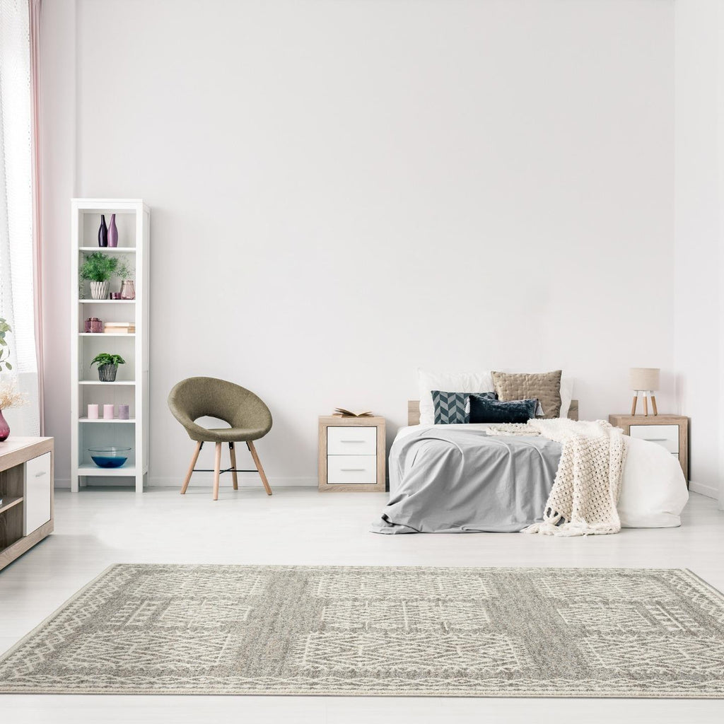 brown-bedroom-tribal-rug