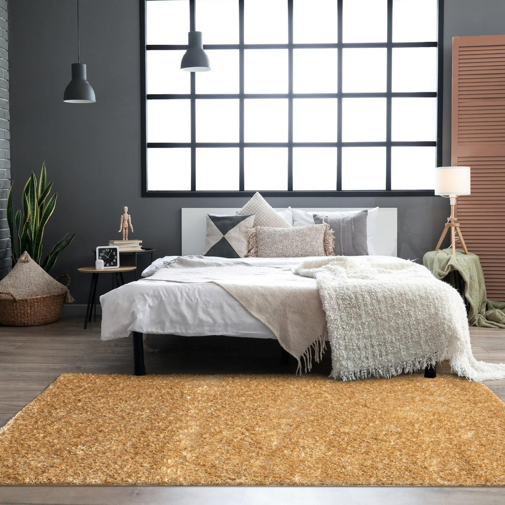 Gold-bedroom-plush-rug