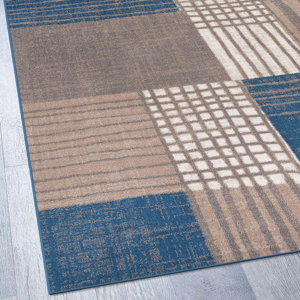 blue-plaid-geometric-rug