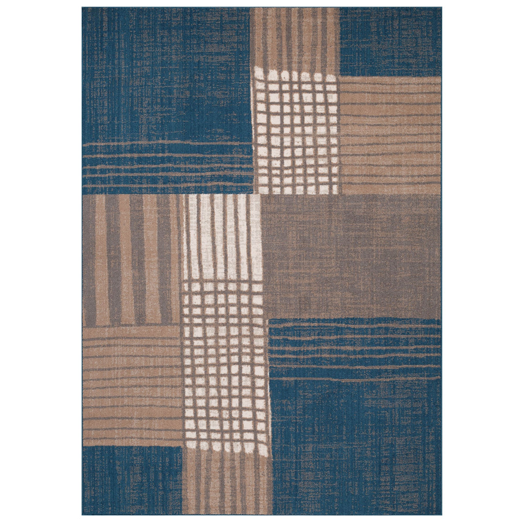 blue-plaid-geometric-rug