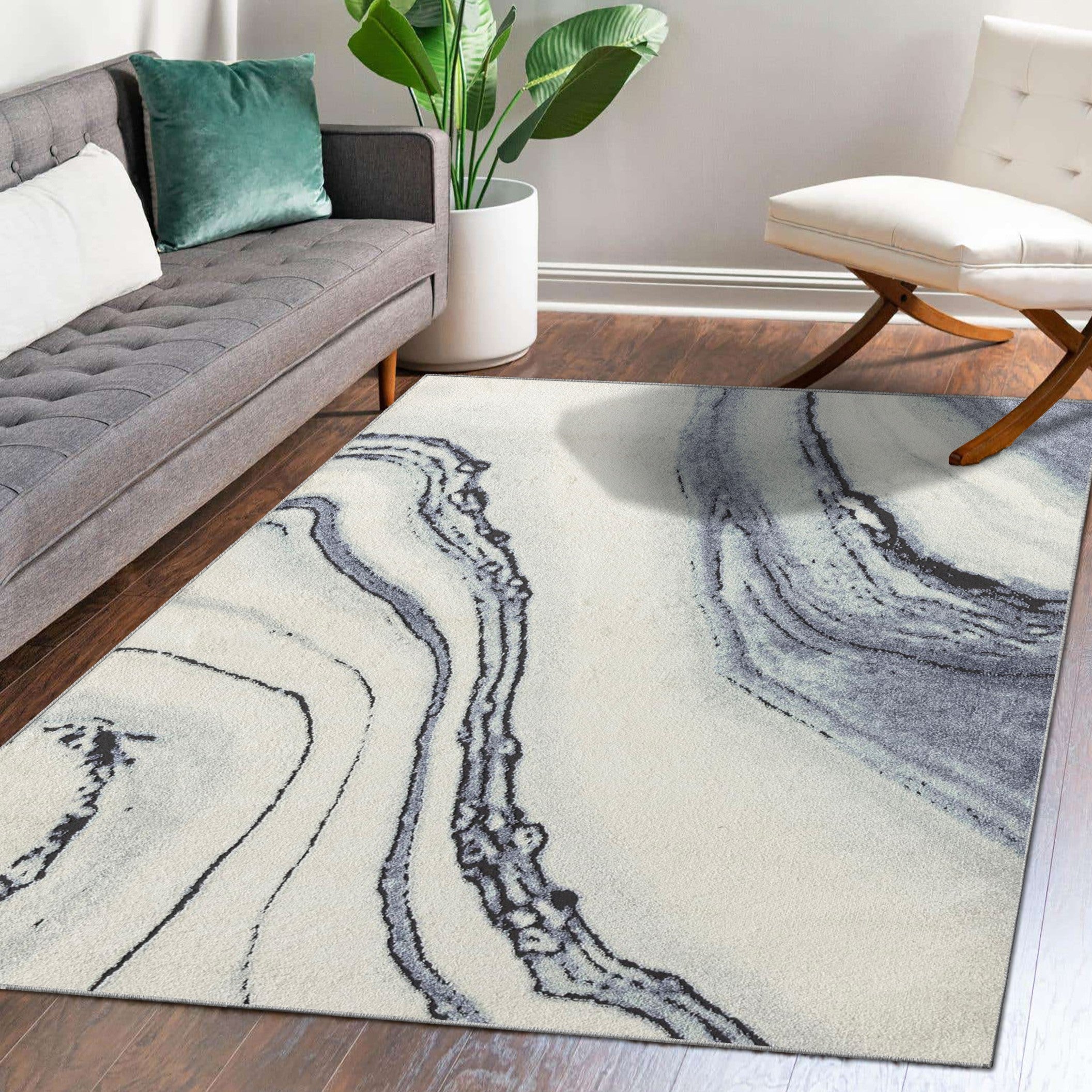 Modern Marbled Area Rug | Luxe Weavers | Abstract Rugs