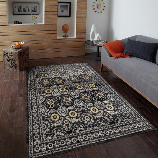 Luxe Weavers Buckingham Collection Grey Oriental Area Rug - Luxe Weavers