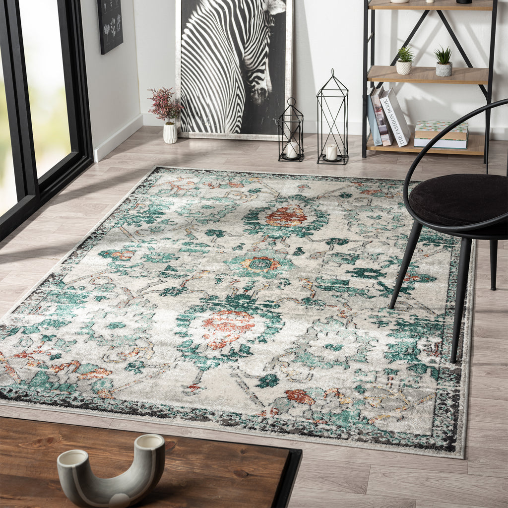 oriental-floral-green-family-room-area-rug