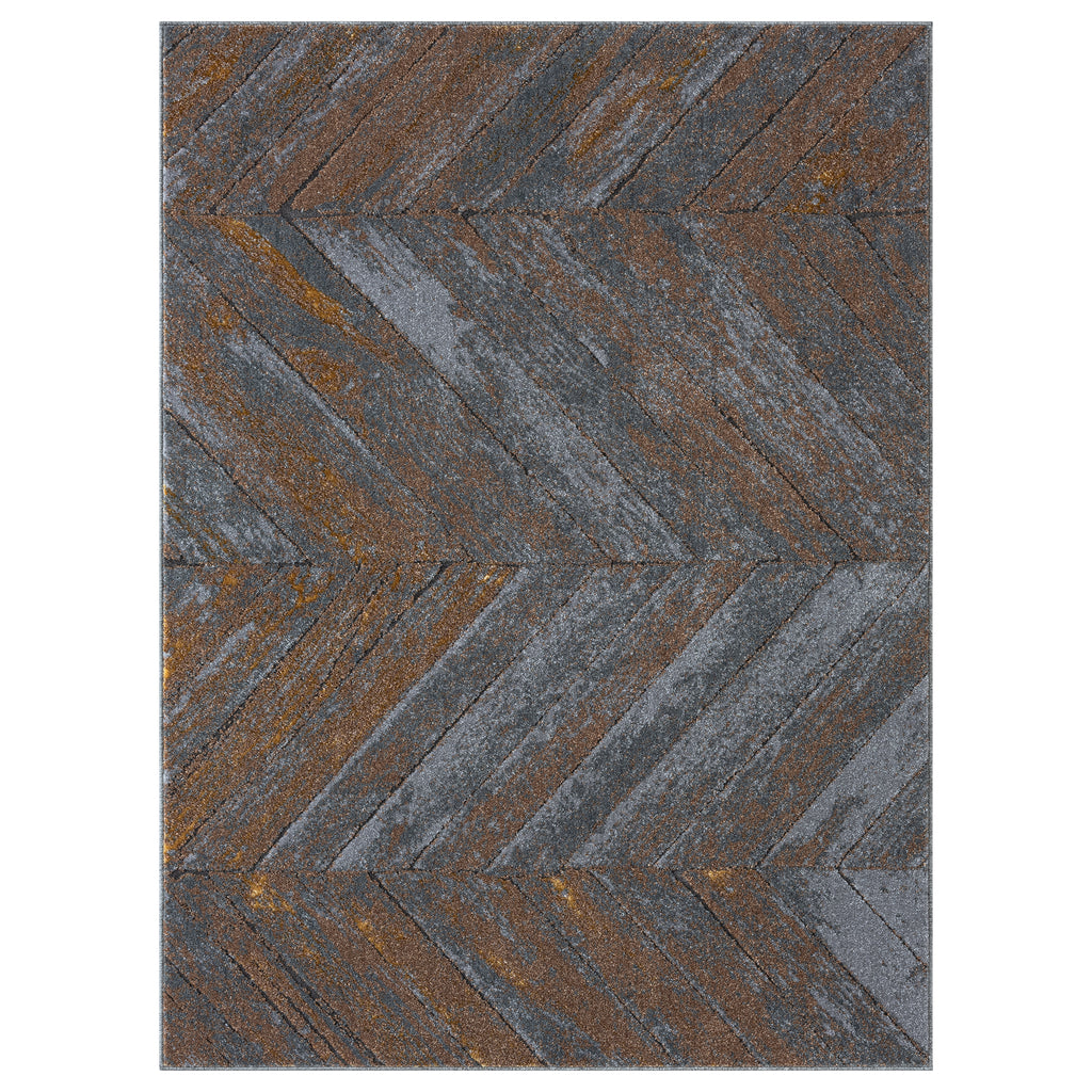Beverly 6057 Chevron Abstract Area Rug - Modern Area Rugs by Luxe Weavers®