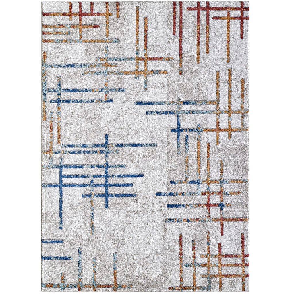 Modern Geometric Abstract Area Rug - Modern Area Rugs by Luxe Weavers®