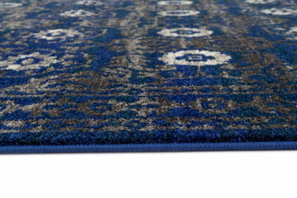 Luxe Weavers Buckingham Collection Blue Oriental Area Rug - Luxe Weavers