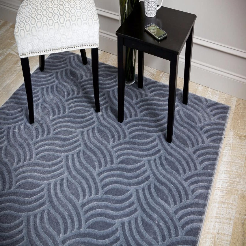 Luxe Weavers Modern Collection 5661 Grey Abstract Area Rug - Luxe Weavers