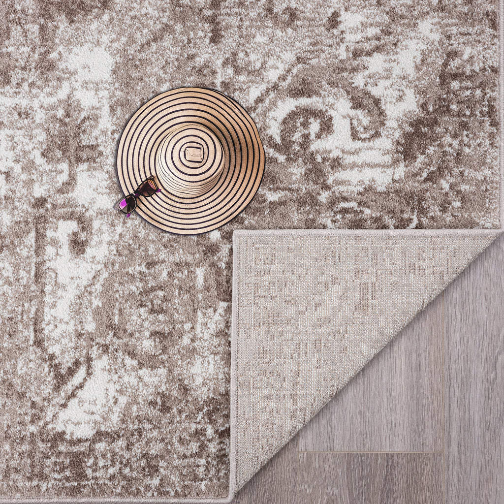 Luxe Weavers Hapstead Collection 5623 Beige Abstract Area Rug - Luxe Weavers